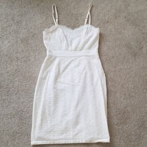 Victoria's Secret White Eyelet Dress